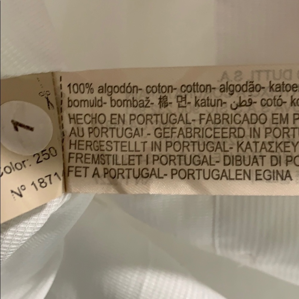 NWT Massimo Dutti White Shirt Size 15 3/4, 16, 17 - Picture 7 of 8